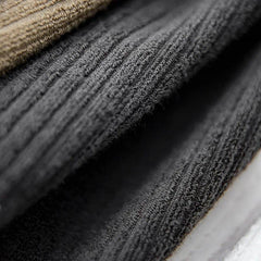 MADEN Vintage Strick-Samt Jogginghose mit weitem Bein