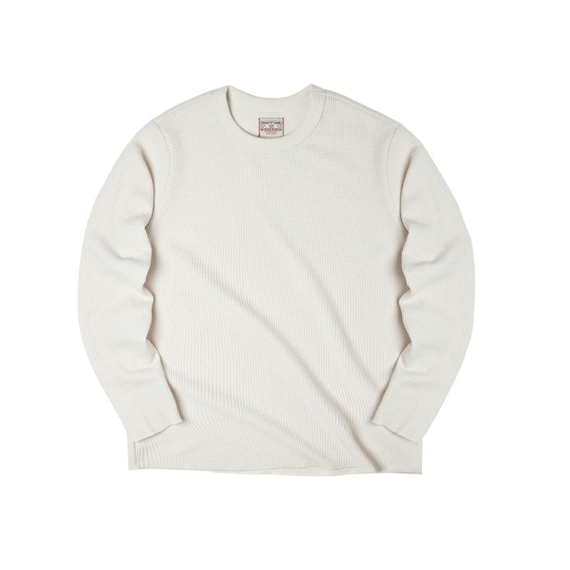 MADEN Schwerer Waffelstrick Baumwoll Hoodie