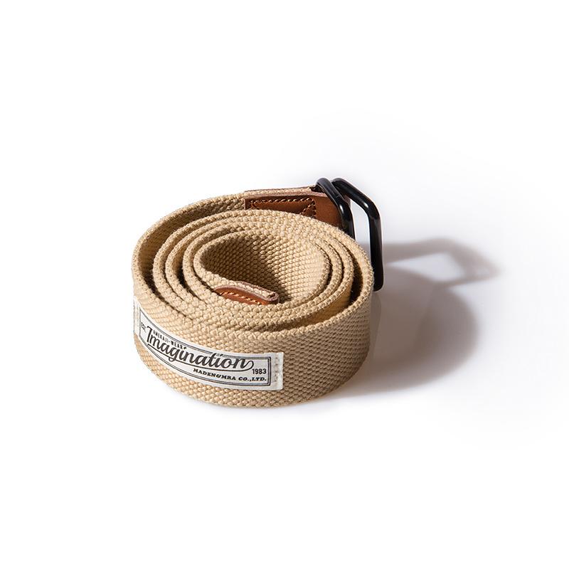 MADEN Retro Nylon Canvas Doppelring Gürtel