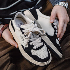 MADEN Herren Color-Block Low-Top Canvas Sneaker