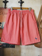MADEN Men's Embroidery Loose-Fit Drawstring Beach Shorts thumbnail
