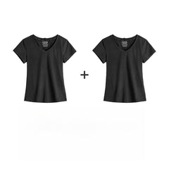 MADEN Damen V-Ausschnitt Slim Fit Strickshirt