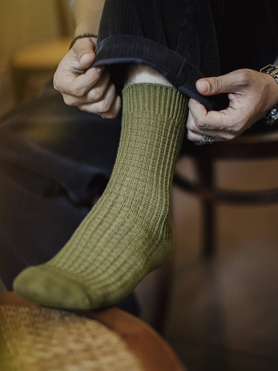 Chaussettes mi-mollet en maille gaufrée MADEN - Évacuation de l'humidité 