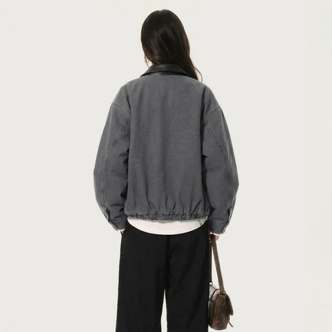 MADEN Women’s Grey Detroit Jacket