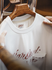 MADEN Vintage Letter Print T-Shirt
