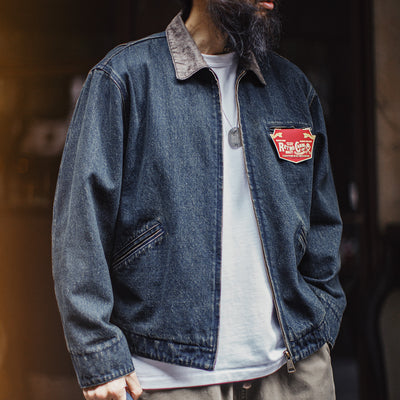 MADEN Detroit Jacke – Washed Denim 