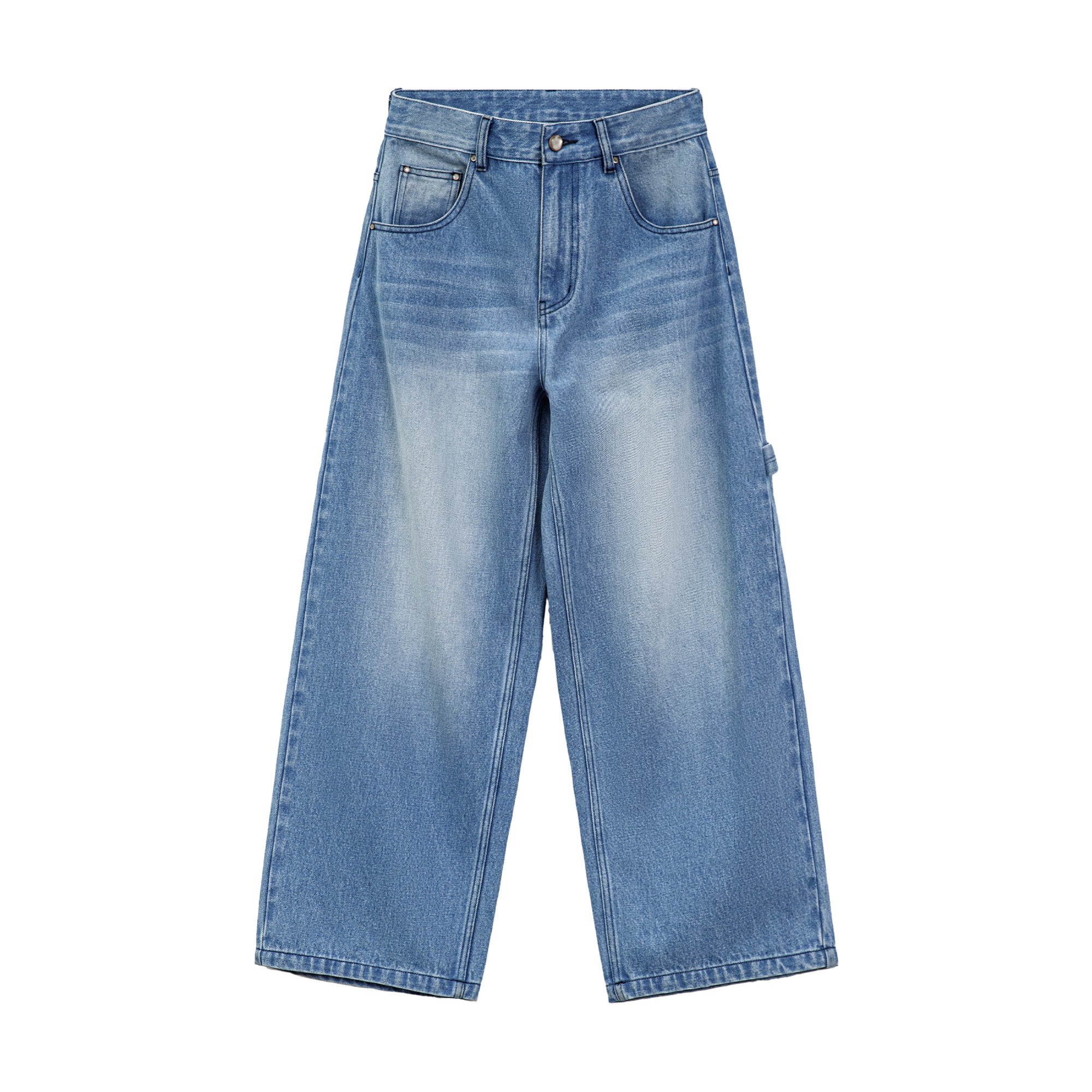 MADEN Women's Washed Denim Jeans