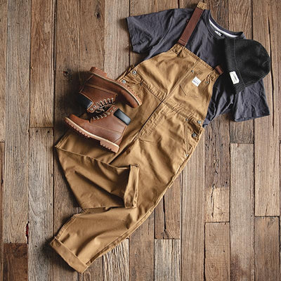 MADEN Workwear Bib Overalls Cargo Pants