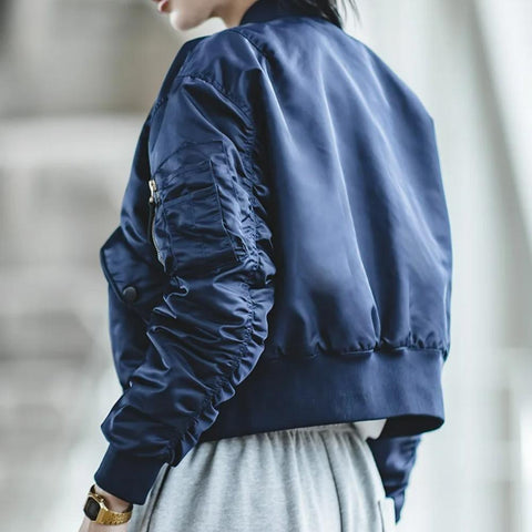 Chaqueta MA1 para mujer MADEN – Abrigo acolchado grueso