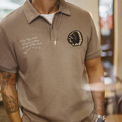Polo pesado bordado indio MADEN