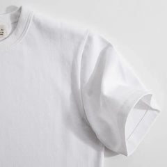 MADEN Schweres 400g Baumwoll-T-Shirt mit Rundhalsausschnitt