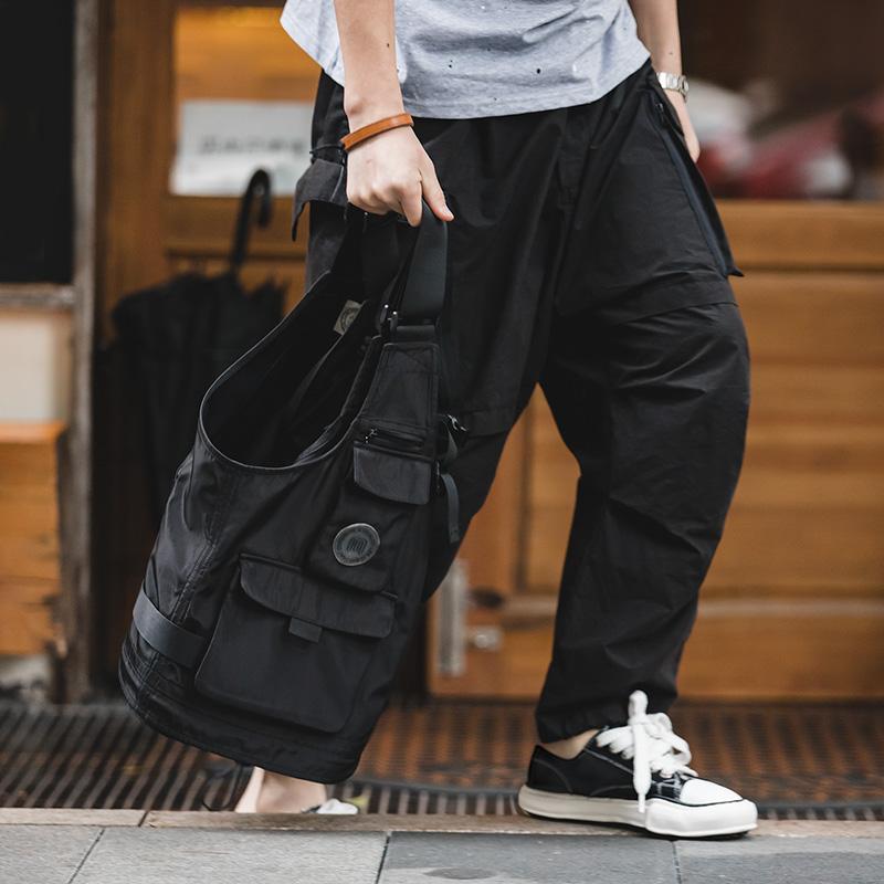 Chaleco táctico para hombre Maden con múltiples bolsillos, chaqueta bolsa retro multifuncional para fotografía, chaleco de cintura con correa ancha para el hombro, bolsa sólida