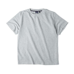 MADEN Herren Schwerer Waffelstrick Rundhals T-Shirt