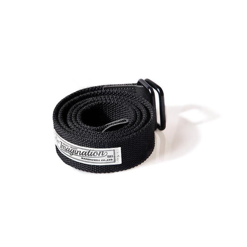 마덴 레트로 나일론 캔버스 벨트 – 더블 링 버클 짠 허리 벨트 아메카지 스타일