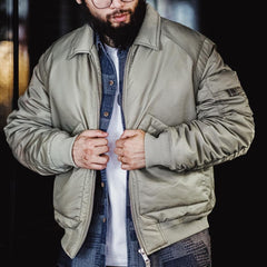 Áo khoác bomber bay nylon đệm MADEN CWU-45P cho nam