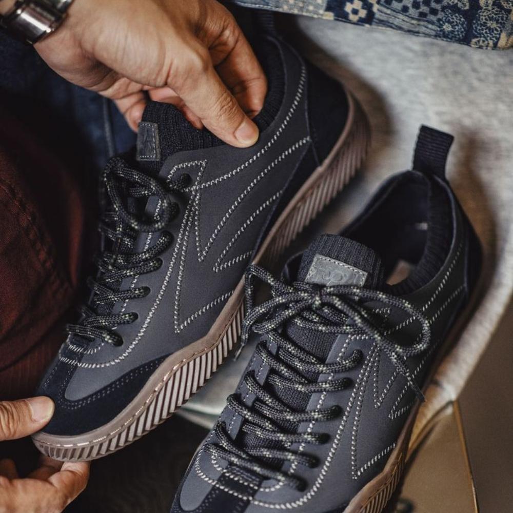 Men's Retro Knit Sneakers