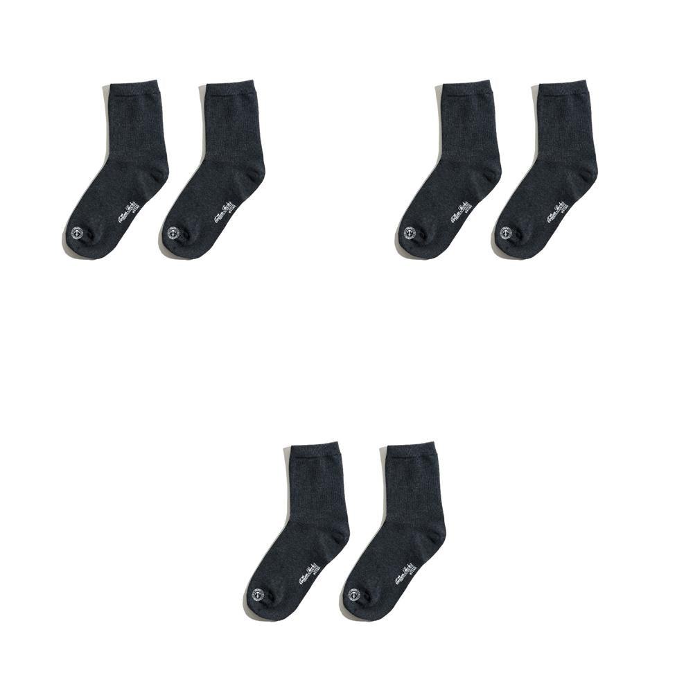 MADEN Retro Anker Print Mid-Top Baumwollsocken