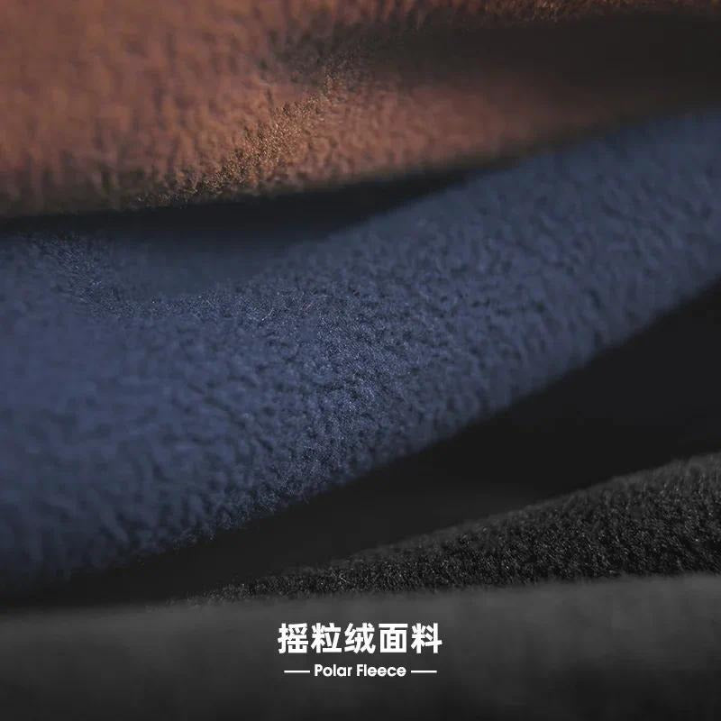 MADEN Retro O-Neck Fleece Sweatshirt – Oversize Pullover Streetwear Thickened