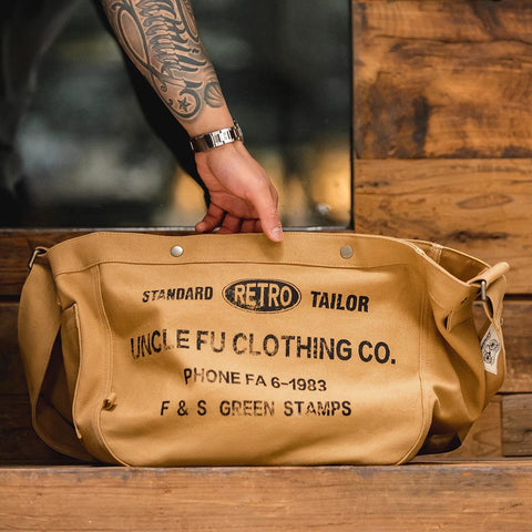 MADEN Canvas Tote Bag – Large Capacity Messenger Bag Travel Outdoor Daily