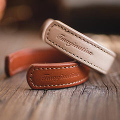 MADEN Vegetable-Tanned Genuine Leather Couple Bracelet