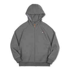 MADEN Grauer Kapuzenpullover – Polar Fleece
