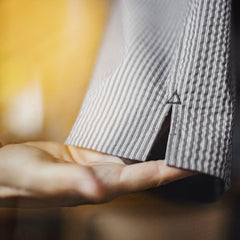 마덴 남성 시어서커 캐주얼 반바지 | 루즈핏 통기성 중간 길이 바지 레트로 통근 스타일 #통기성여름