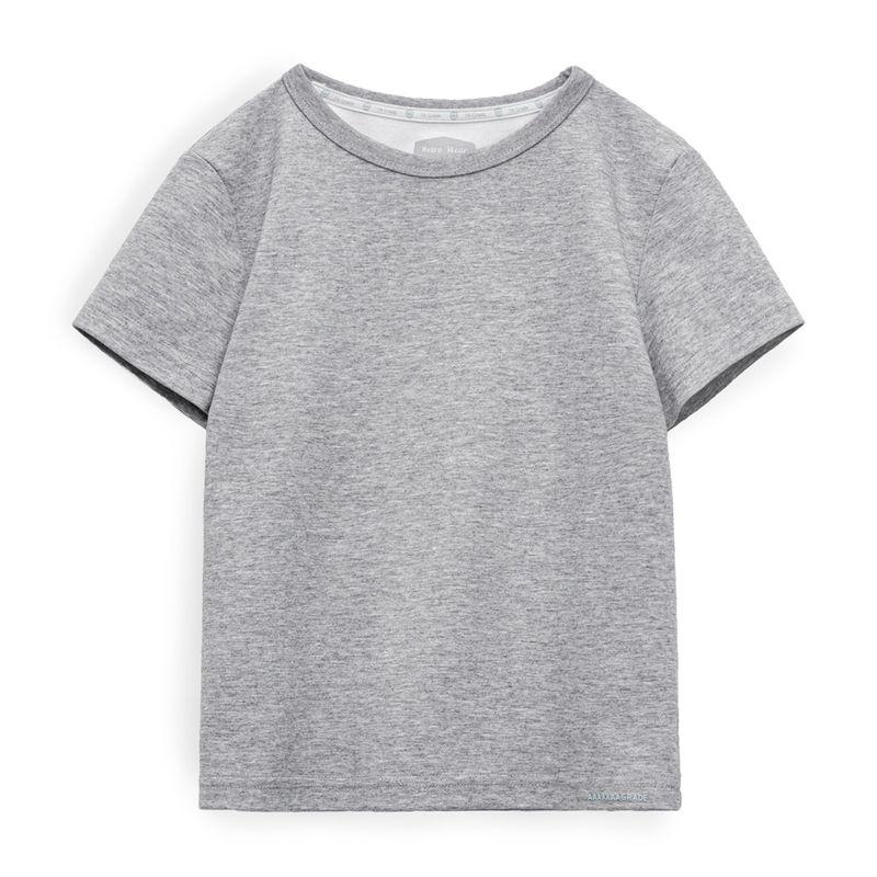 Maden Strukturiertes Schulter-T-Shirt | Antimikrobielles Slim-Fit T-Shirt