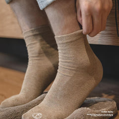 MADEN Retro Anker Print Mid-Top Baumwollsocken