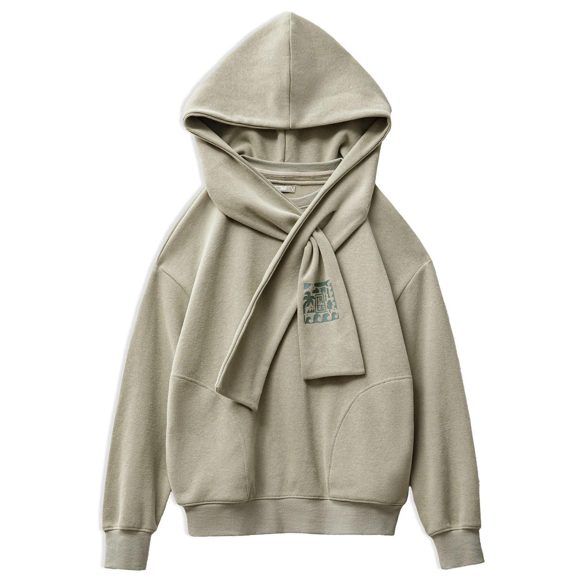 MADEN Cape-Hoodie für Damen mit TREK-Motiv, vielseitiger, lässiger Pullover, Herbst-Lagenjacke, Streetwear-Sweatshirt 