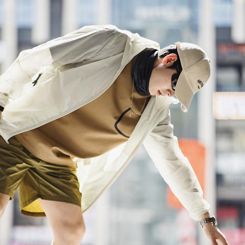 MADEN UPF 50+ UV Sunscreen Jacket Sun-protective Coat Zip-Up Ultra Light Thin Breathable Portable Hooded Skin Coat