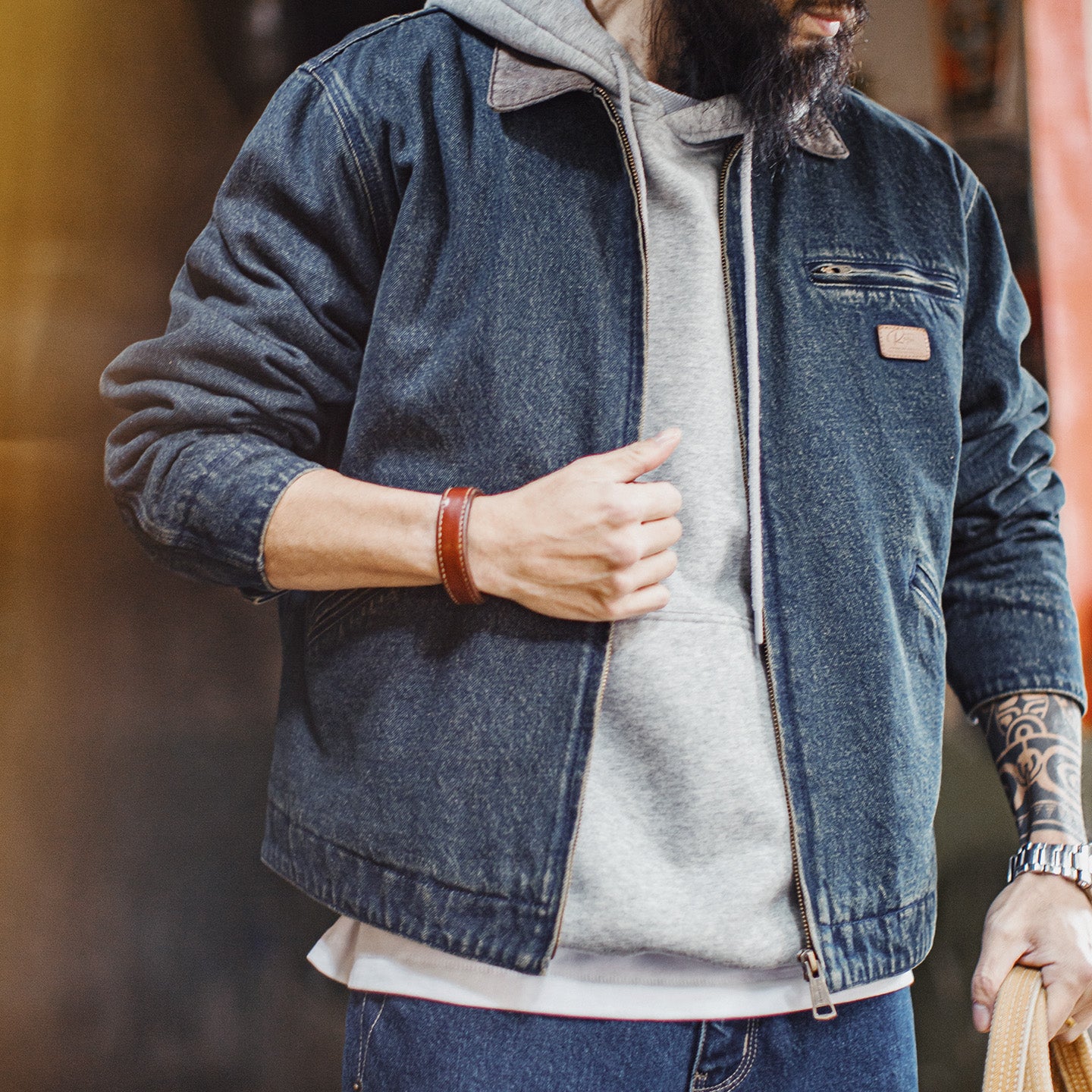 Chaqueta vaquera lavada MADEN Detroit
