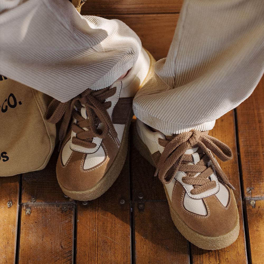 MADEN Retro Deutscher Trainer Flache Sohle Sneaker