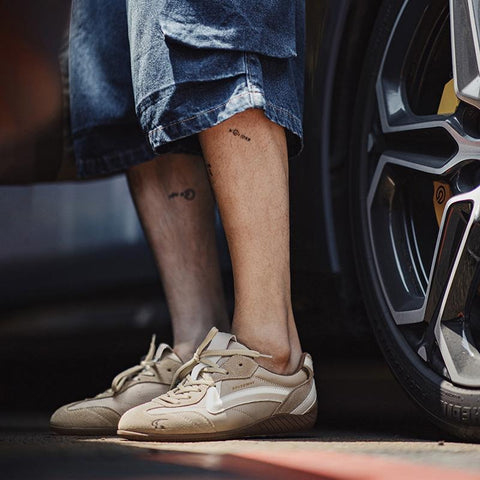 MADEN Speedway Rennschuhe – Unisex Leichte, atmungsaktive Low-Top-Laufschuhe 