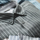 MADEN Men's Brushed Pinstripe Button-Down Shirt thumbnail
