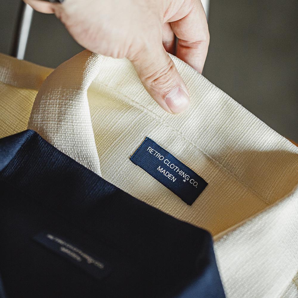 MADEN Herren Atmungsaktives, knitterfreies Baumwoll-Casual-Hemd