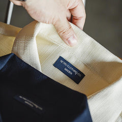 MADEN Herren Atmungsaktives, knitterfreies Baumwoll-Casual-Hemd