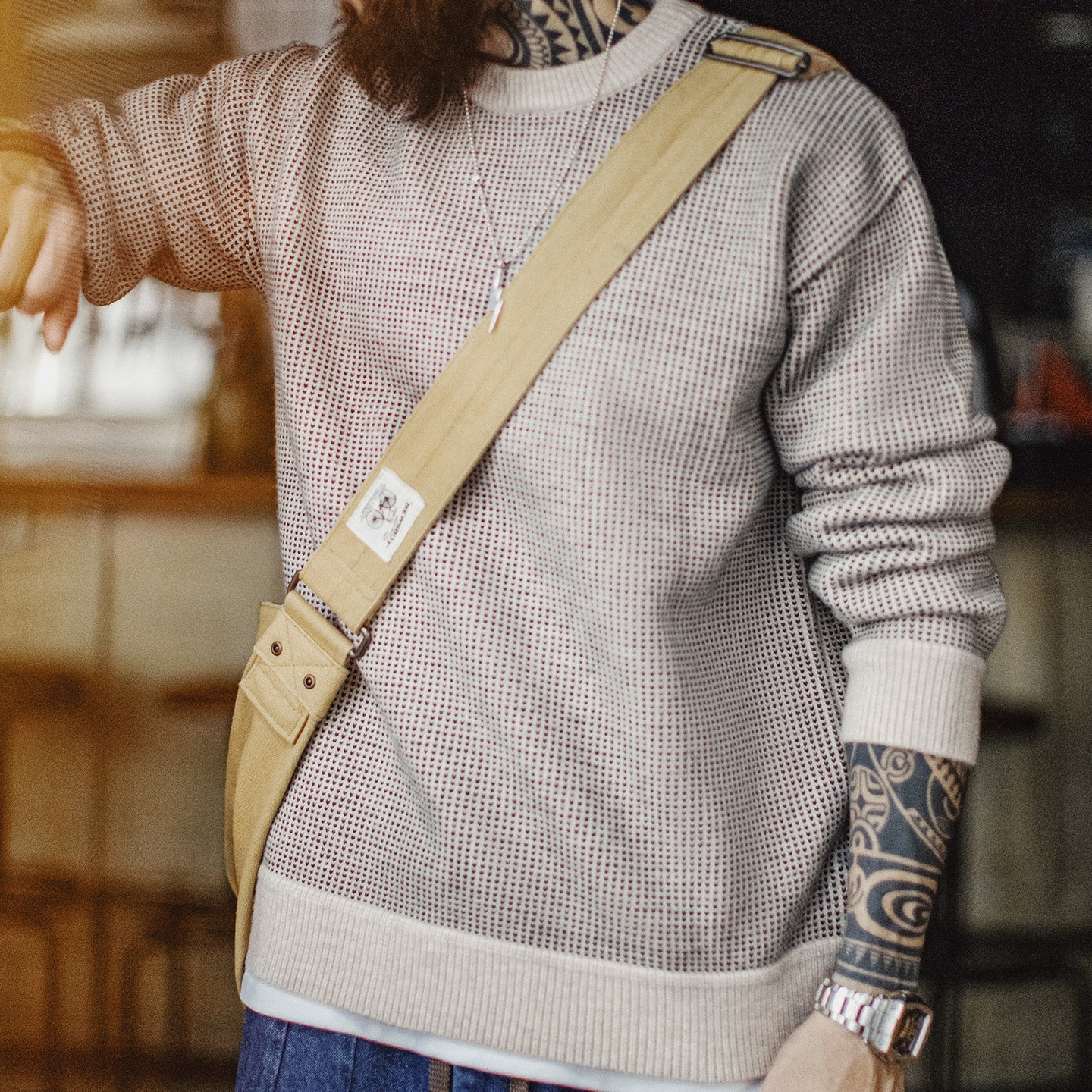 MADEN Knit Crewneck Sweater