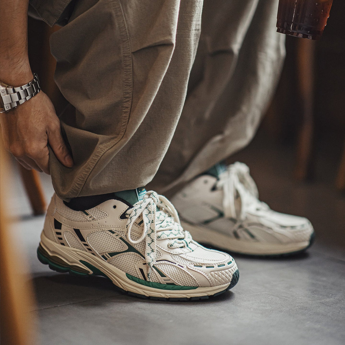 MADEN Retro Chunky Sole Dad Sneakers