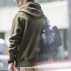 Sudadera polar con capucha de peso pesado MADEN