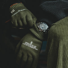 MADEN Knitted Printed Warm Gloves