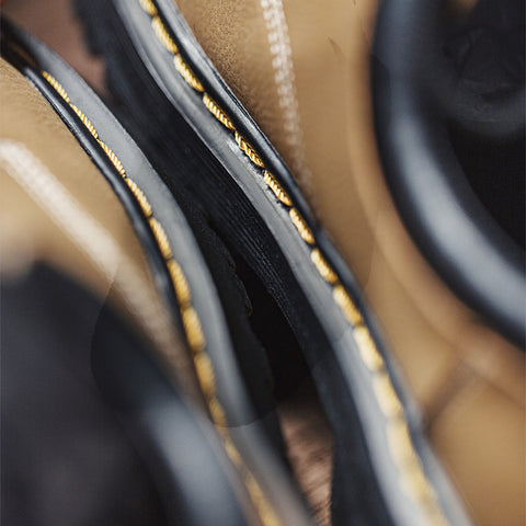 MADEN Braune Derby-Schuhe 