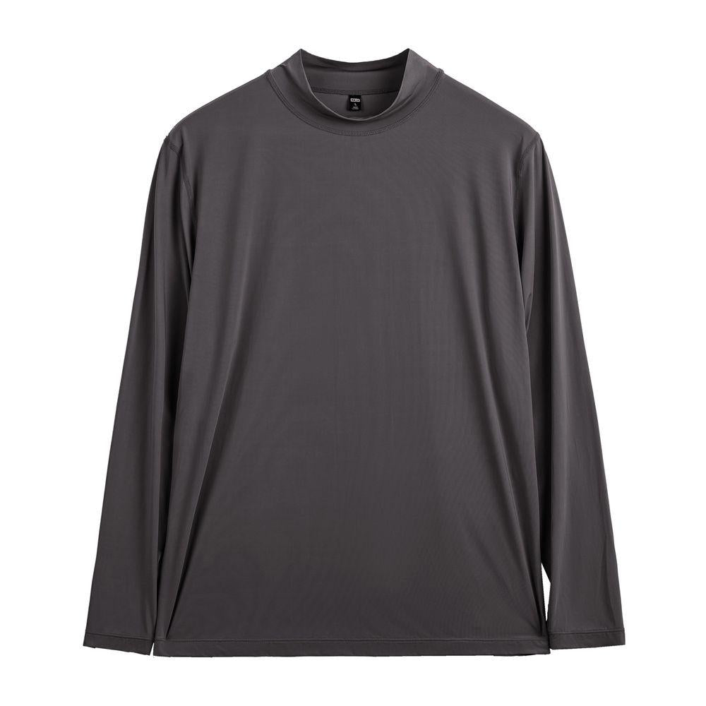 MADEN Ice Silk Slim Fit Stehkragen T-Shirt