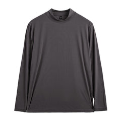 MADEN Ice Silk Slim Fit Stehkragen T-Shirt
