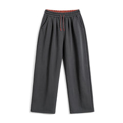 MADEN Schwere Baumwoll-Fleece Baggy Jogginghose