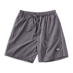 MADEN Schnelltrocknende Cargo-Shorts mit Falten und elastischem Bund