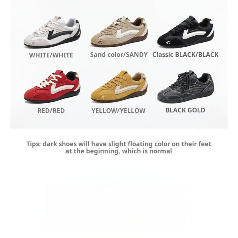 MADEN Unisex Retro Wildleder Racing Sneaker