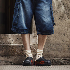 Zuecos impermeables de chef slip-on de peso pesado MADEN