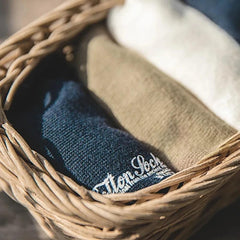 MADEN Herren Schwergewichtige Baumwoll-Freizeitsocken