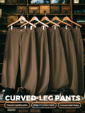 MADEN Men's Vintage Curved-Leg Cotton Pants selected product image