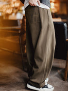 MADEN Brown Long Regular Casual Trousers Category Pants image 10 thumbnail
